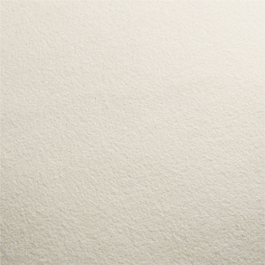 Contra Off-White Italian Wool Throw Pillow 23"x23"