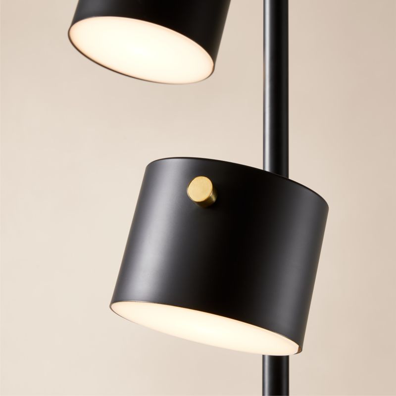 Convene Articulating Black Metal Trio Floor Lamp - image 2 of 3