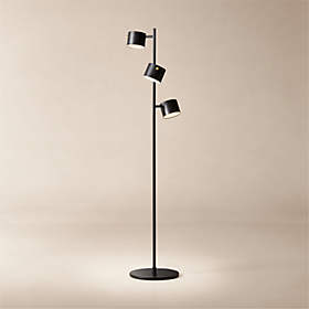 【PB Teen】POLO BLACK MARBLE FLOOR LAMP フロアランプ Polo Modern Black Marble Floor Lamp + Reviews | CB2