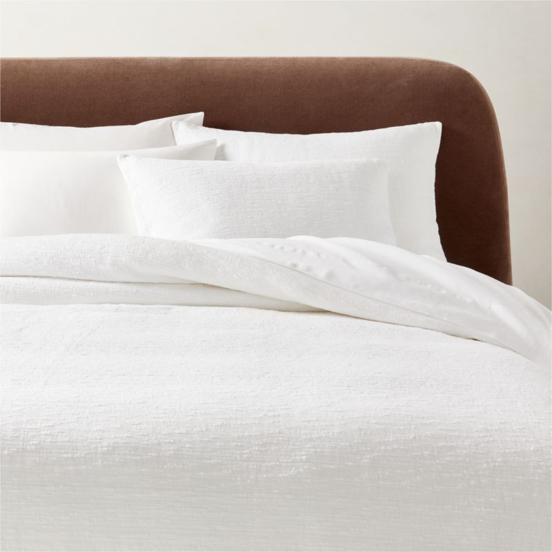 View Coopa Cotton Boucle White King Duvet Cover details