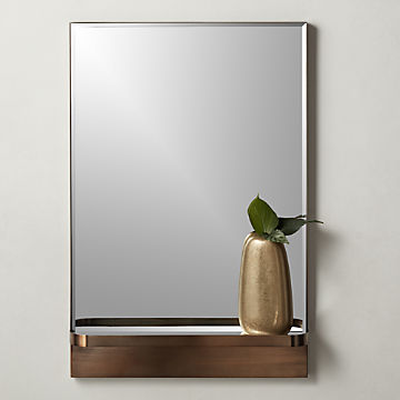 Modern Wall Mirrors Round Square More Cb2