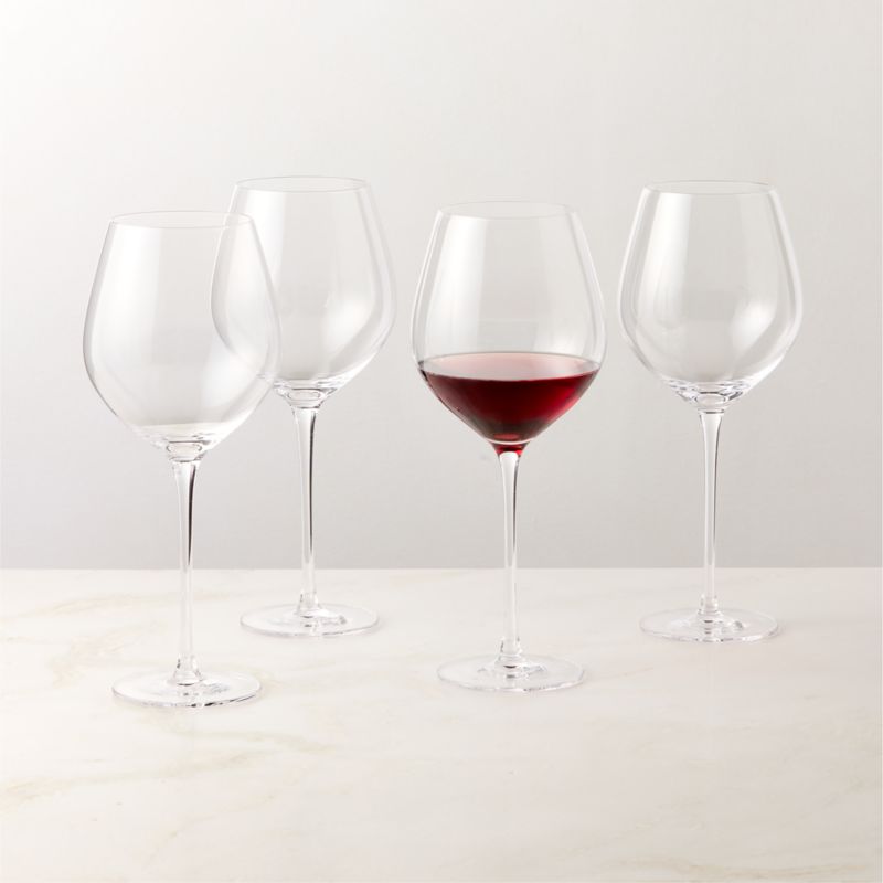 View Coppia Red Wine Glasses Set of 4 details
