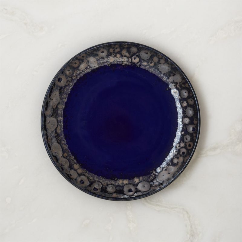 Viewing product image Cordelia Cobalt Blue Salad Plate - image 1 of 4