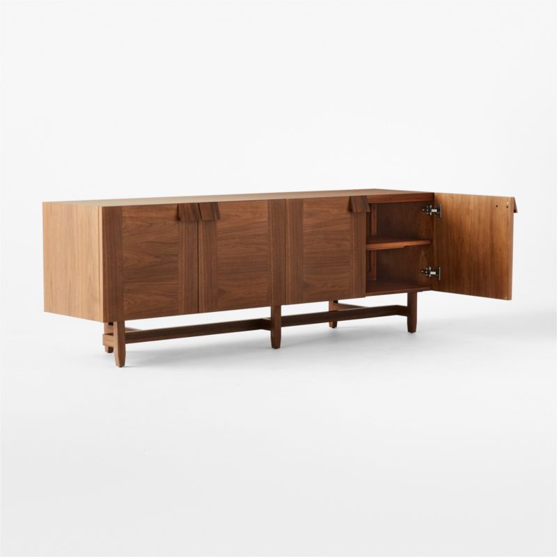 Coronado 77" Walnut Wood Credenza by Lawson-Fenning - image 5 of 9