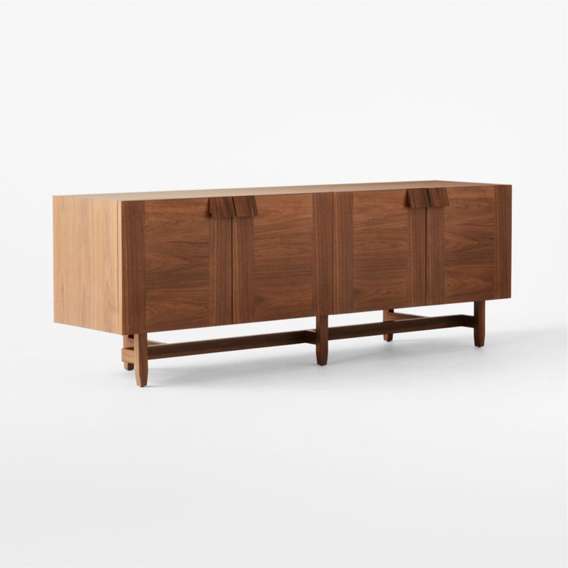 Coronado 77" Walnut Wood Credenza by Lawson-Fenning - image 4 of 9