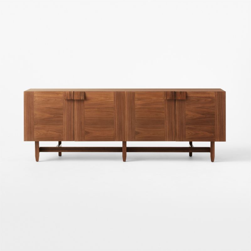 Coronado 77" Walnut Wood Credenza by Lawson-Fenning - image 3 of 9