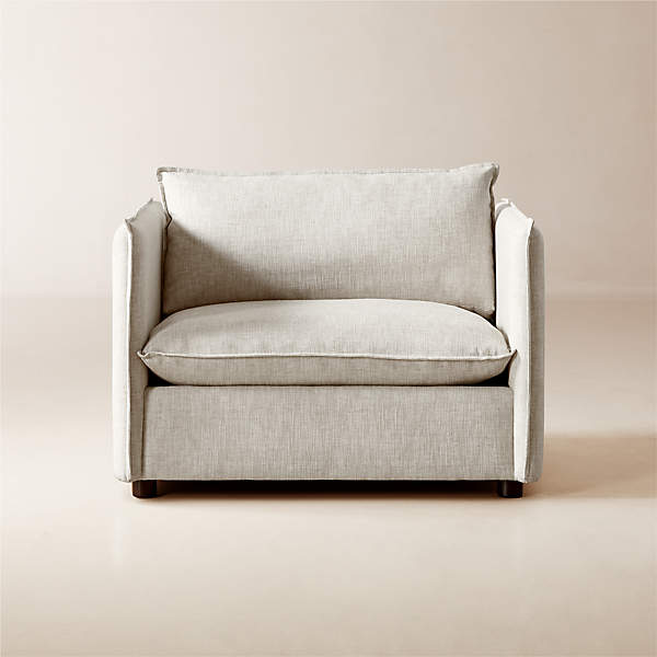 Natural linen chair top