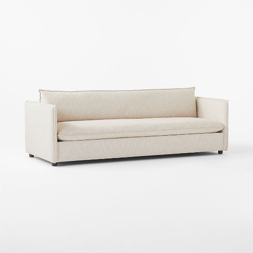 Corroy 92.75" Natural Linen Sofa