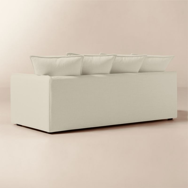 Corroy Scatter Back Ivory Performance Linen Right-Arm Sofa - image 3 of 7