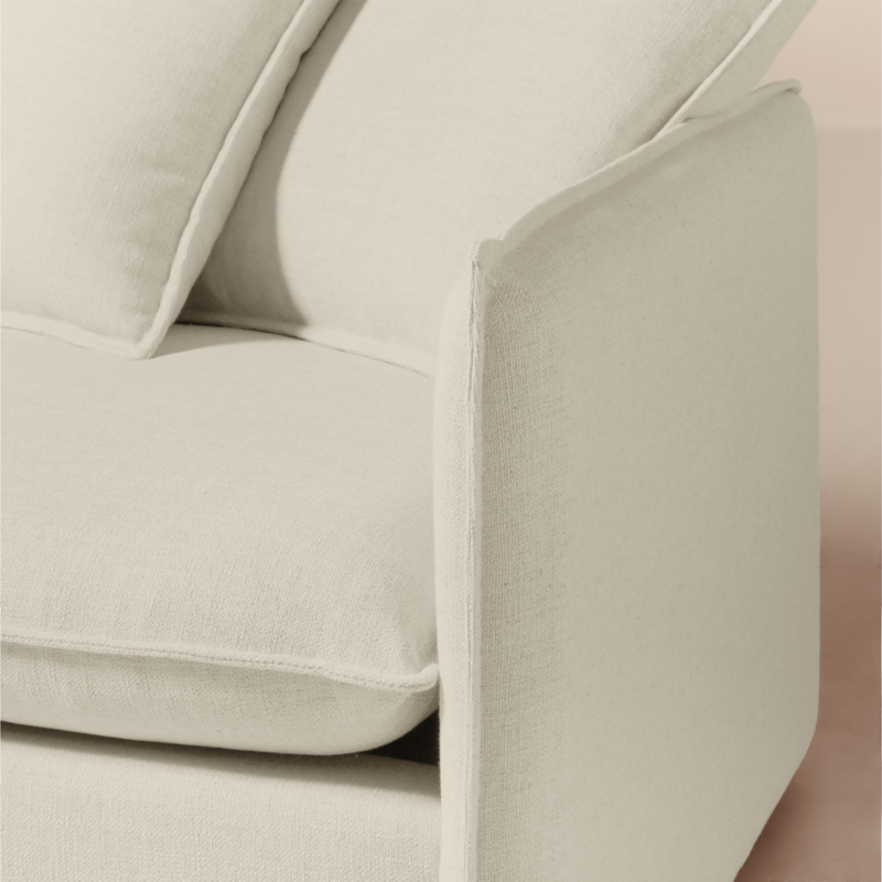 Corroy Scatter Back Ivory Performance Linen Right-Arm Sofa - image 5 of 7