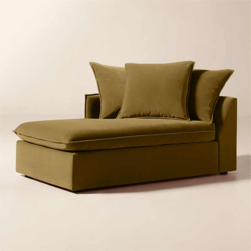 Corroy Scatter Back Brown Performance Velvet Left-Arm Chaise - image 2 of 11