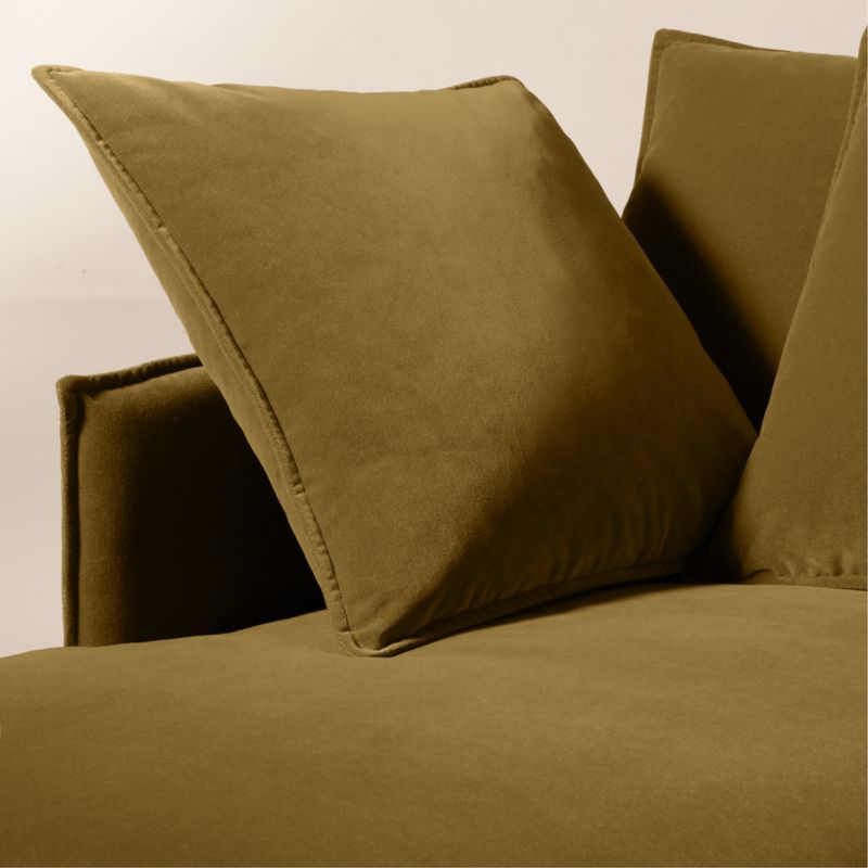 Corroy Scatter Back Brown Performance Velvet Left-Arm Chaise - image 5 of 10