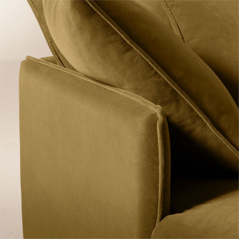 Corroy Scatter Back Brown Performance Velvet Left-Arm Chaise - image 6 of 10