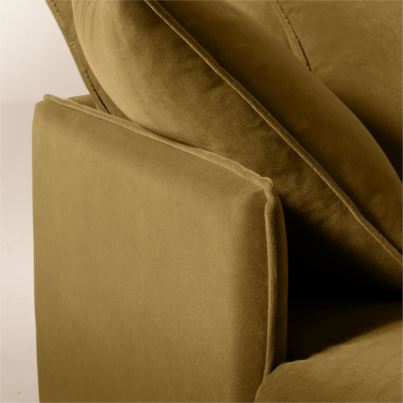Corroy Scatter Back Brown Performance Velvet Left-Arm Chaise - image 6 of 11