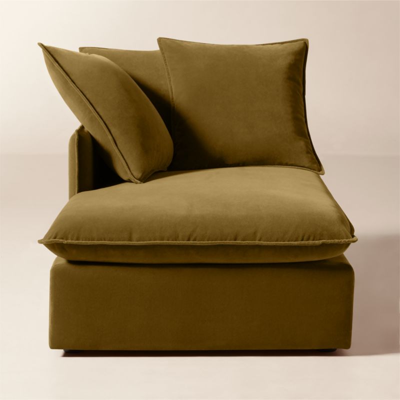 Corroy Scatter Back Brown Performance Velvet Left-Arm Chaise - image 3 of 10