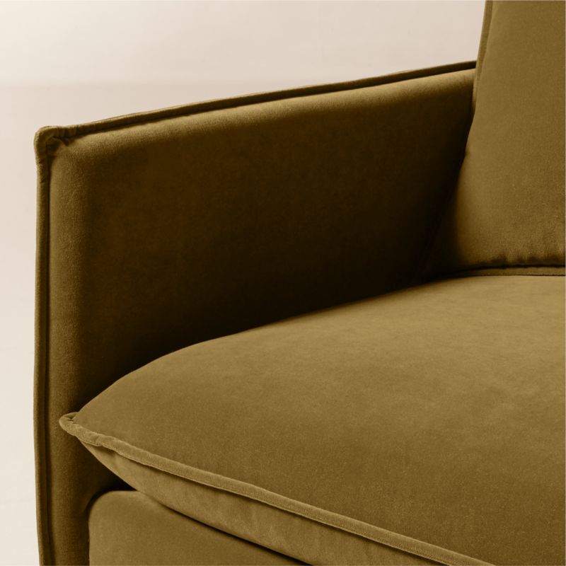 Corroy Scatter Back Brown Performance Velvet Right-Arm Sectional Sofa - image 6 of 10