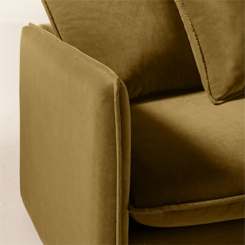Corroy Scatter Back Brown Performance Velvet Right-Arm Sectional Sofa - image 5 of 10