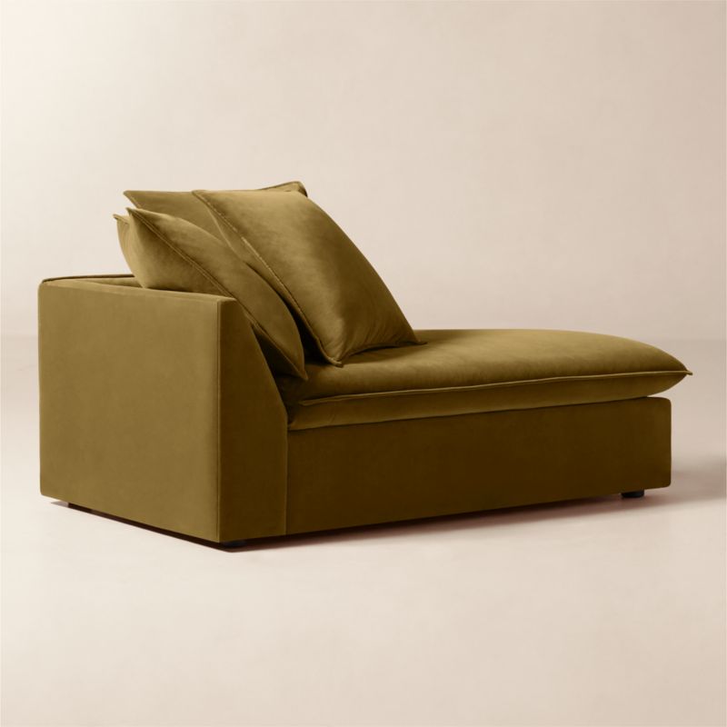 Corroy Scatter Back Brown Performance Velvet Right-Arm Chaise - image 2 of 10