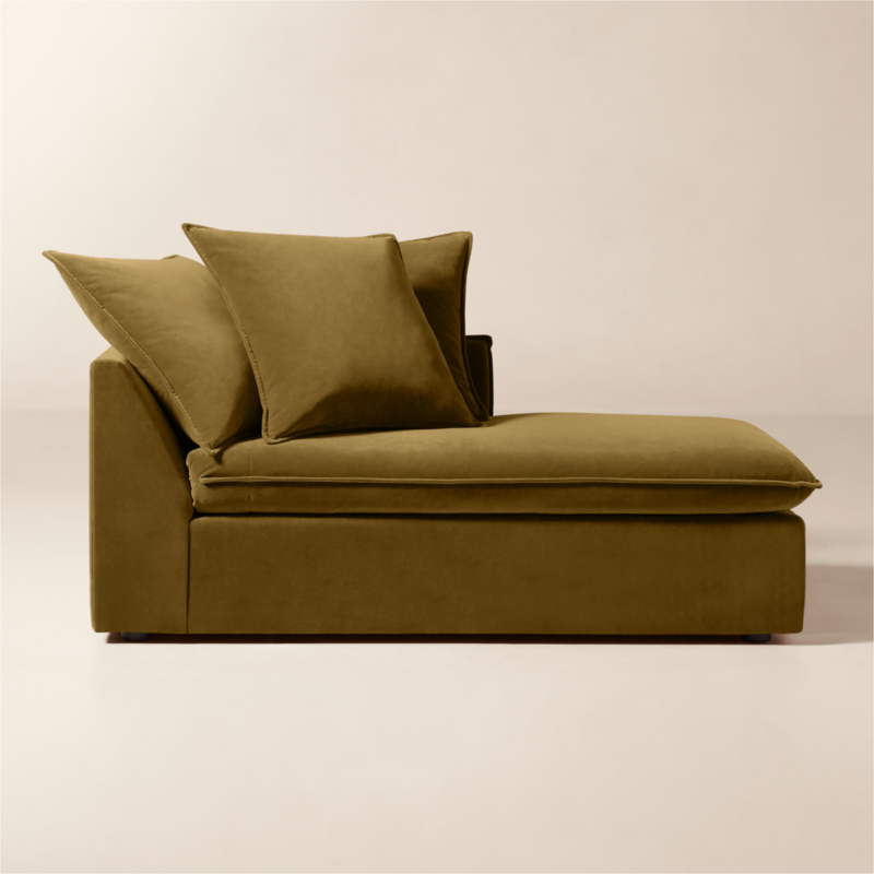 Corroy Scatter Back Brown Performance Velvet Right-Arm Chaise - image 0 of 11
