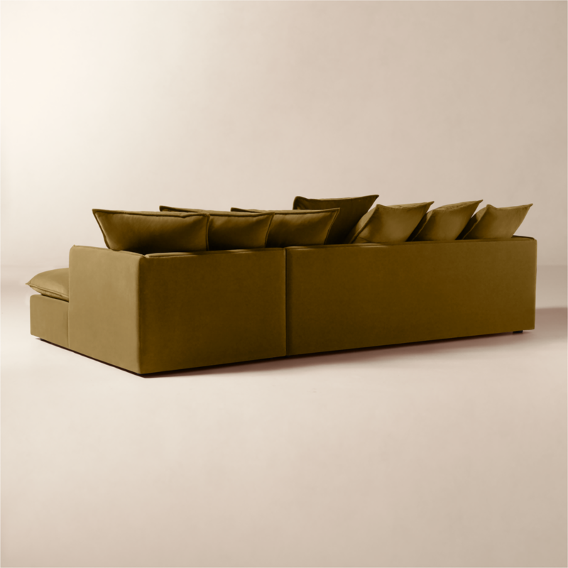 Corroy Scatter Back Brown Performance Velvet Right-Arm Chaise Sectional Sofa - image 4 of 11