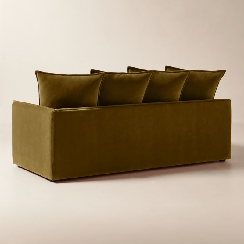 View Corroy Scatter Back Brown Performance Velvet Right-Arm Sofa - image 5 of 10
