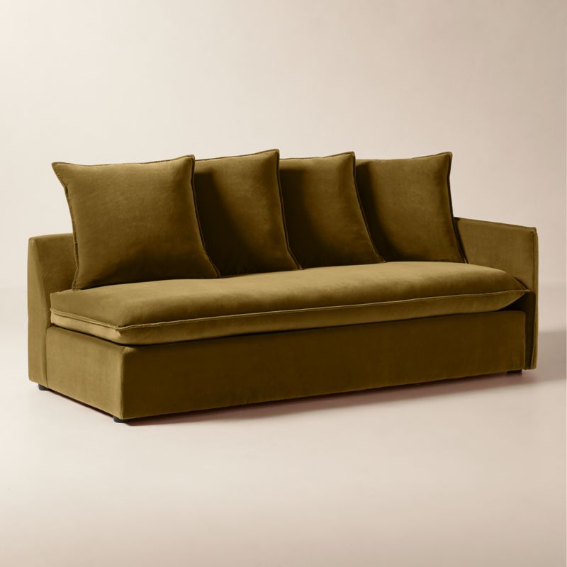 View Corroy Scatter Back Brown Performance Velvet Right-Arm Sofa - image 3 of 10