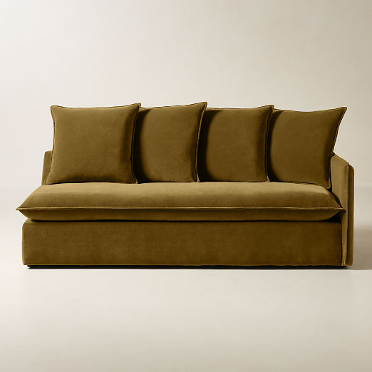 Corroy Scatter Back Brown Performance Velvet Right-Arm Sofa