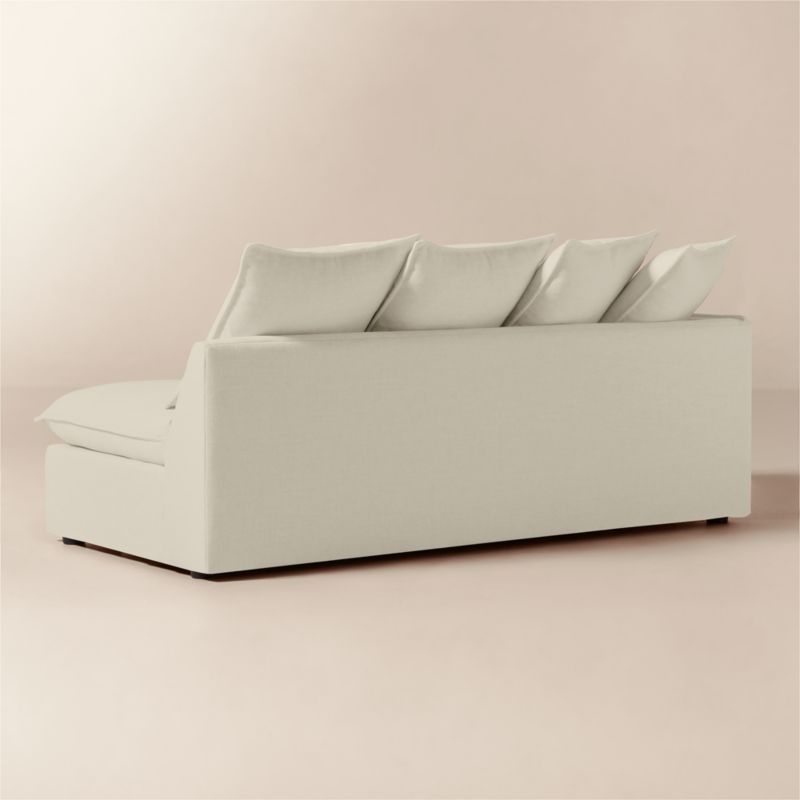 Corroy Scatter Back Ivory Performance Linen Left-Arm Sofa - image 3 of 7