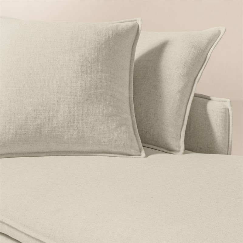 Corroy Scatter Back Ivory Performance Linen Right-Arm Chaise - image 5 of 7