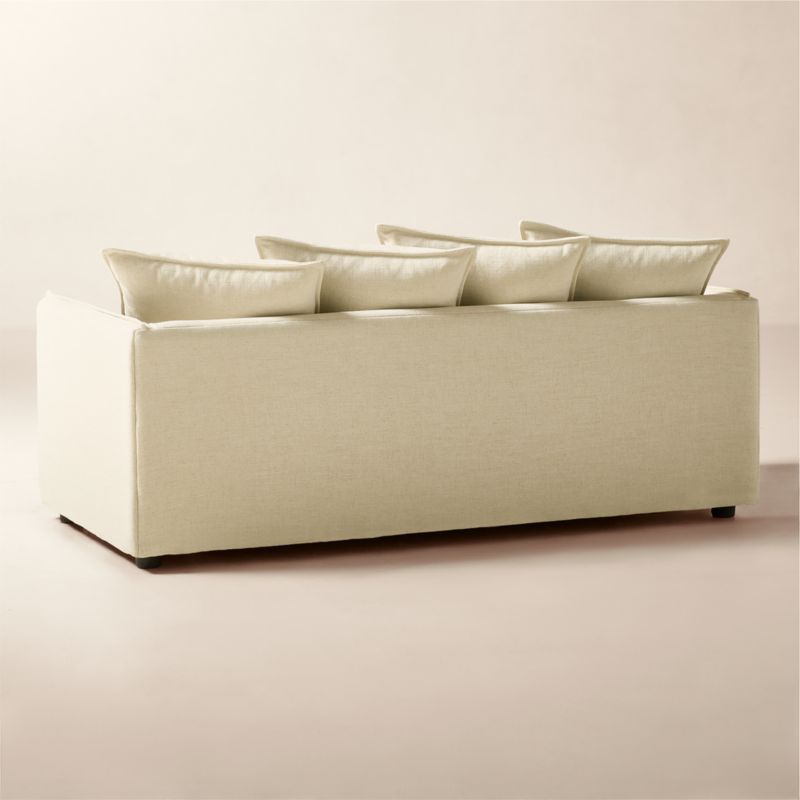 View Corroy 78" Scatter Back Ivory Performance Linen Sleeper Sofa - image 6 of 8