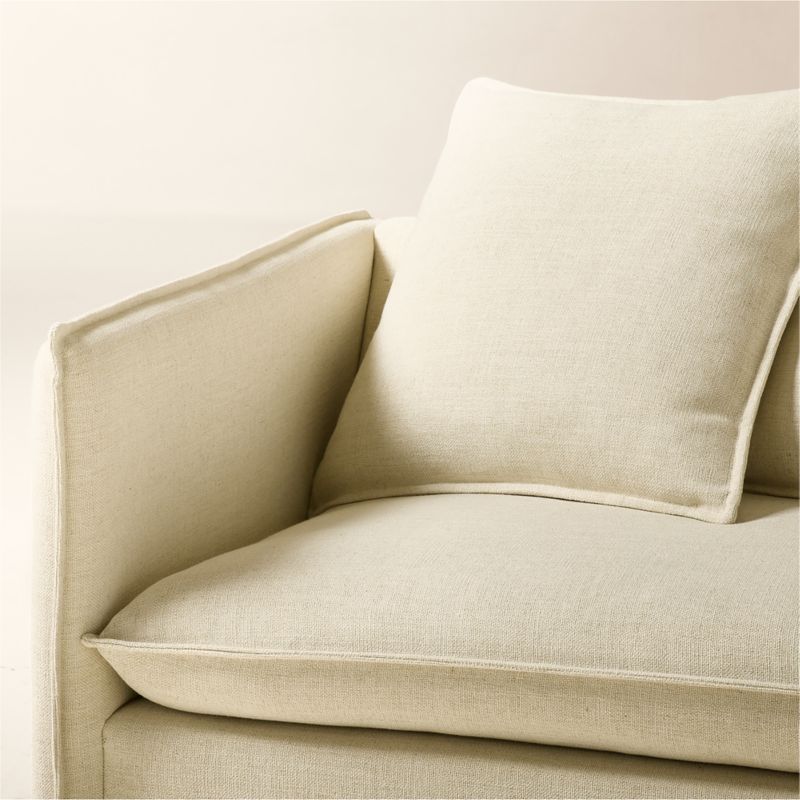 View Corroy 78" Scatter Back Ivory Performance Linen Sleeper Sofa - image 7 of 8
