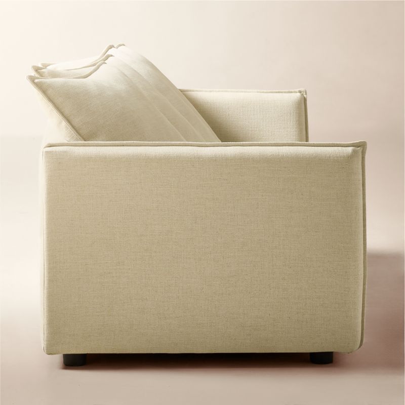 View Corroy 78" Scatter Back Ivory Performance Linen Sleeper Sofa - image 5 of 8