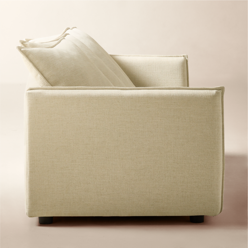 Corroy 78" Scatter Back Ivory Performance Linen Sleeper Sofa - image 4 of 8