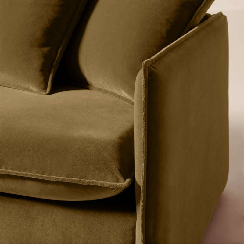 Corroy 93" Scatter Back Brown Performance Velvet Sofa - image 6 of 8