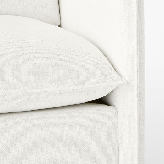 Corroy 92.75" White Performance Fabric Sofa