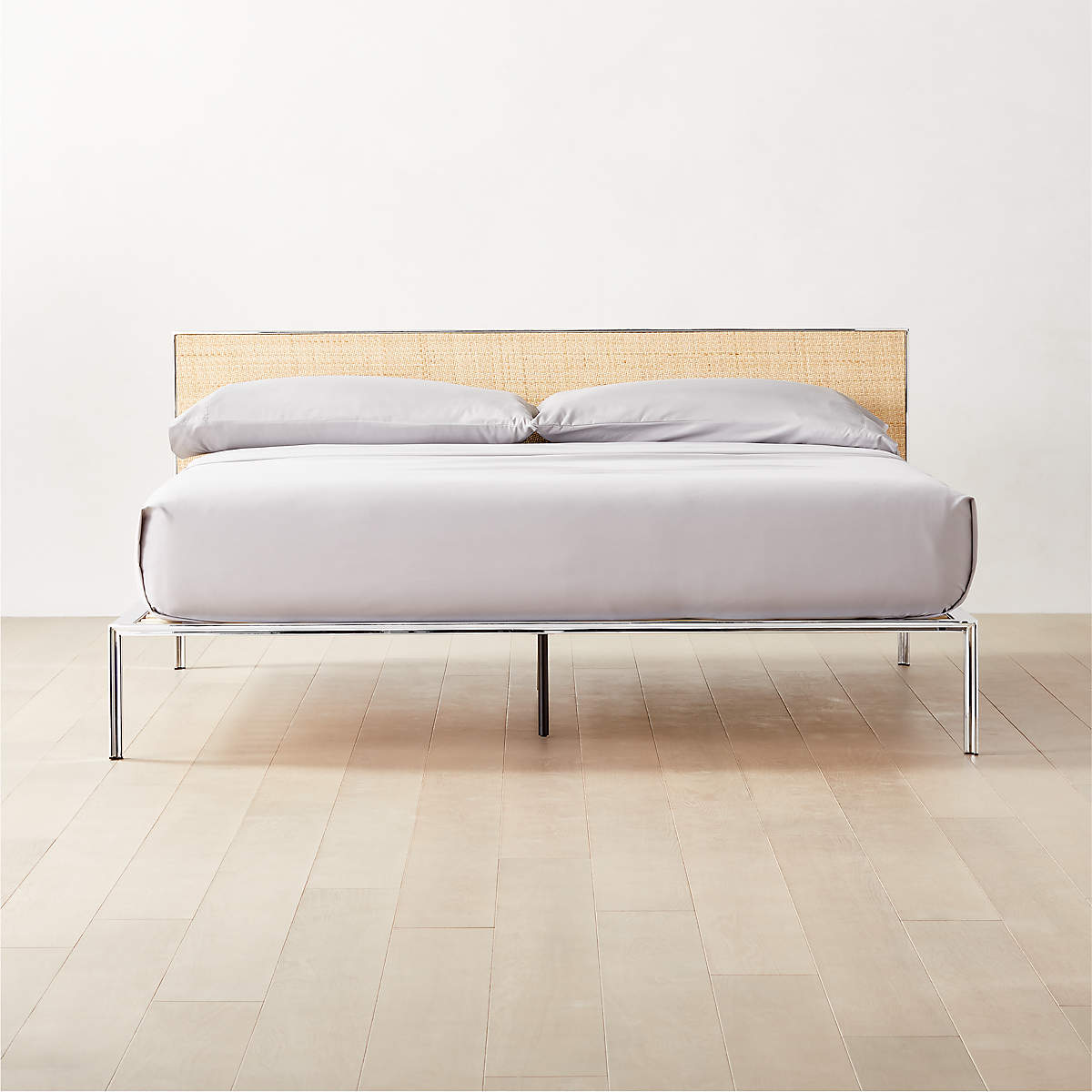 Corso Rattan King Bed + Reviews CB2