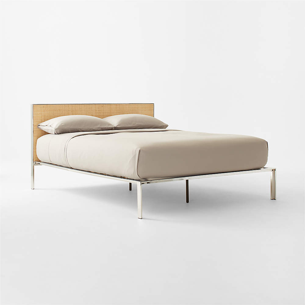 Corso Rattan Queen Bed Reviews CB2