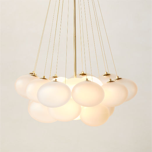 Corvina Unlacquered Polished Brass Chandelier