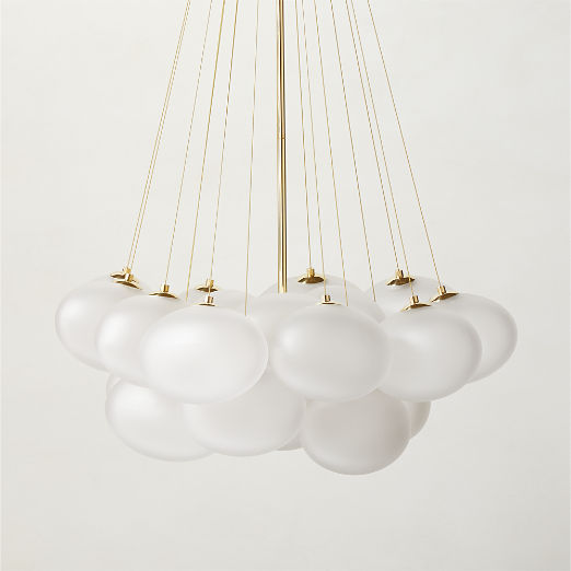 Corvina Unlacquered Polished Brass Chandelier