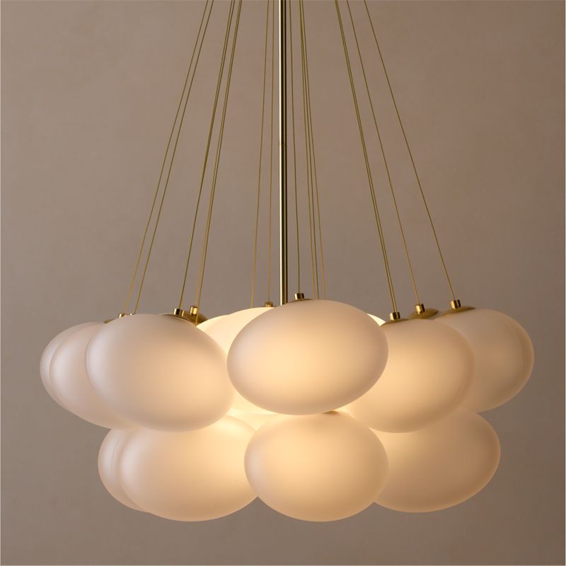 Corvina Unlacquered Polished Brass Chandelier - image 5 of 14