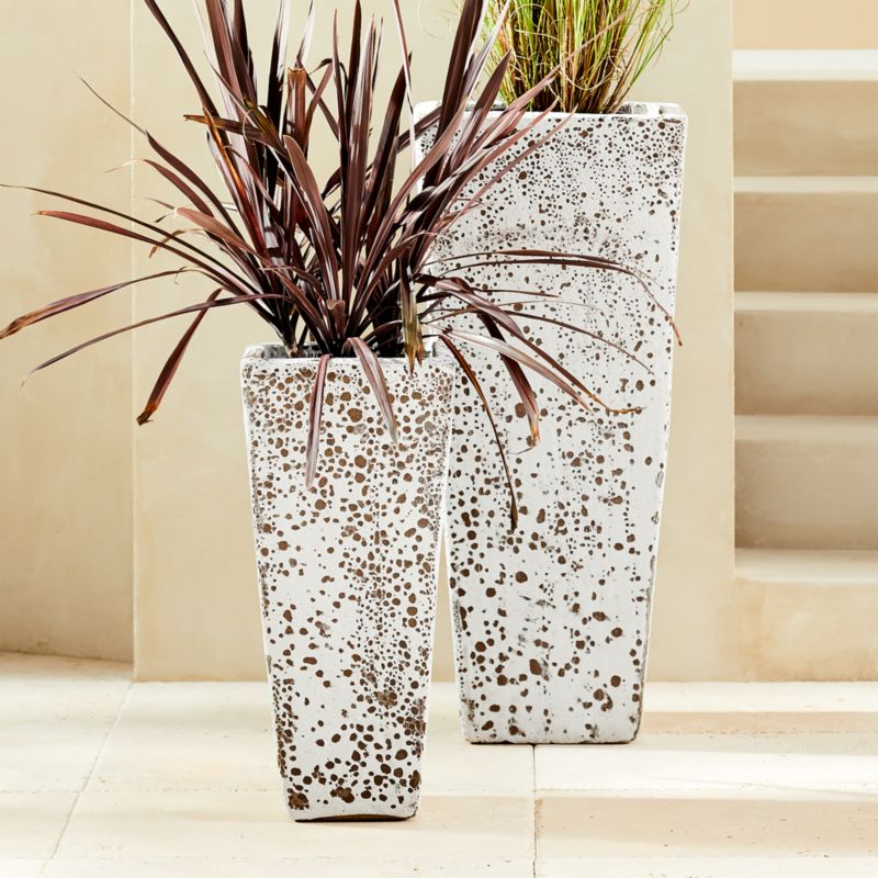 Cosmic Planters White Cb2
