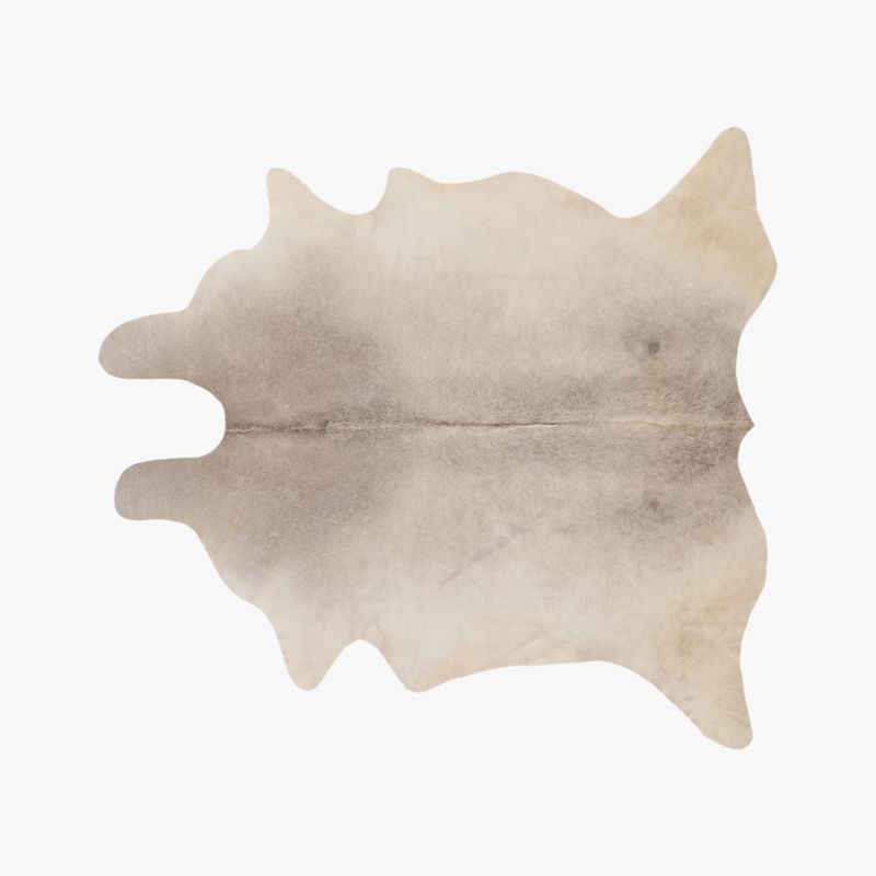 View Grey Cowhide Area Rug 5'x8' details
