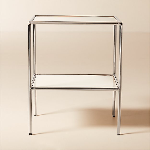 Enamel side table discount