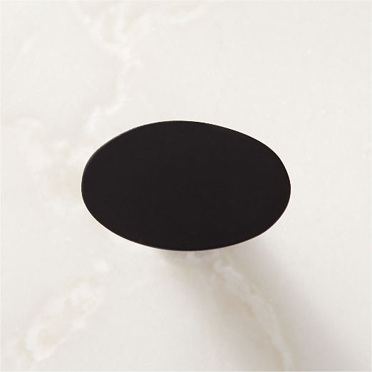 Cravat Matte Black Knob 1.25"