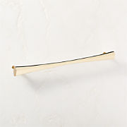 Cravat Matte Black Tapered Cabinet Handle 4"