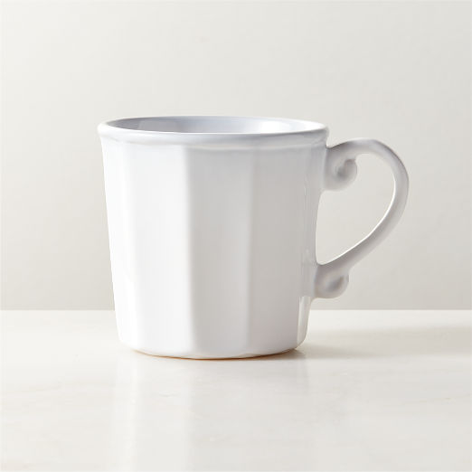 Cremieux White Ceramic Paneled Mug by goop