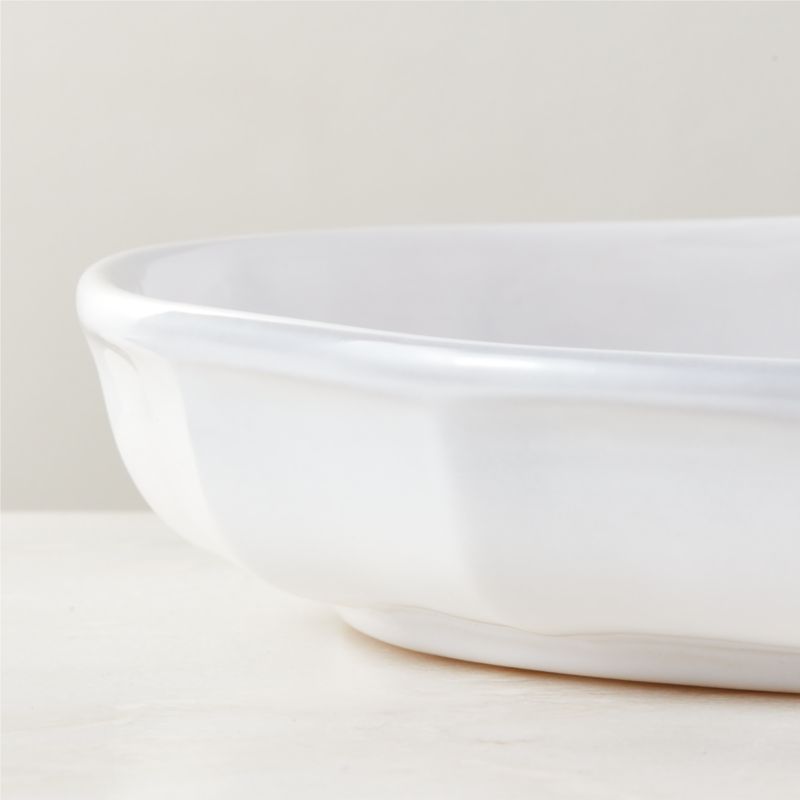 Cremieux White Ceramic Paneled Pasta Bowl by goop - image 2 of 5