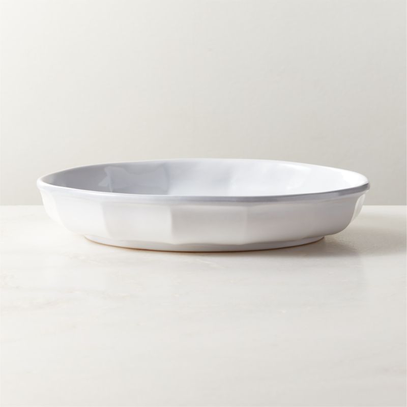 Cremieux White Ceramic Paneled Pasta Bowl by goop - image 0 of 5