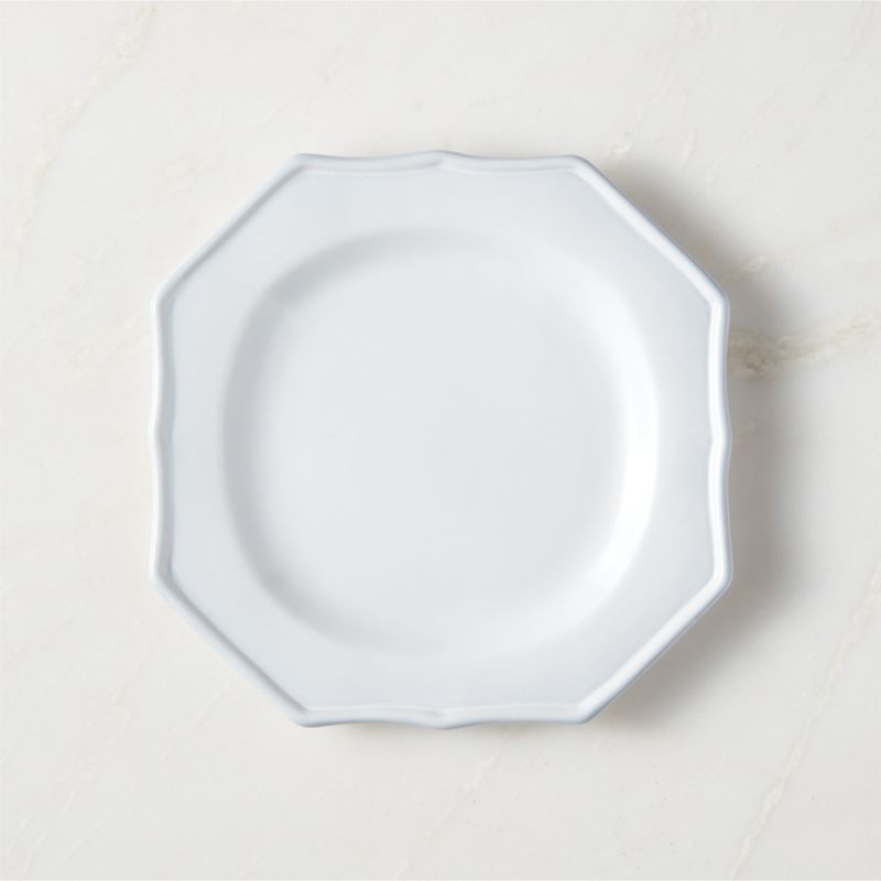 Cremieux White Ceramic Octagonal Salad Plate by goop - image 0 of 8