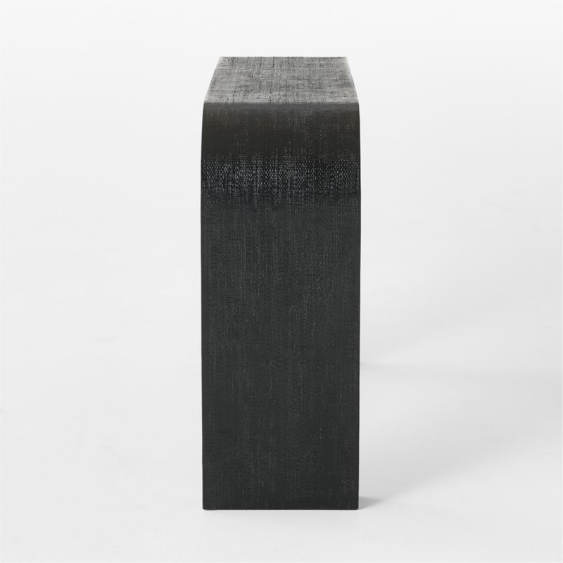 Crescent 52" Black Resin Console Table - image 2 of 4